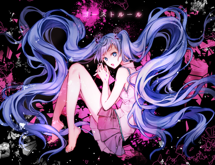 曲绘 幽灵守则 初音未来 绘师:花ヶ田 本作品pixiv id=54632714