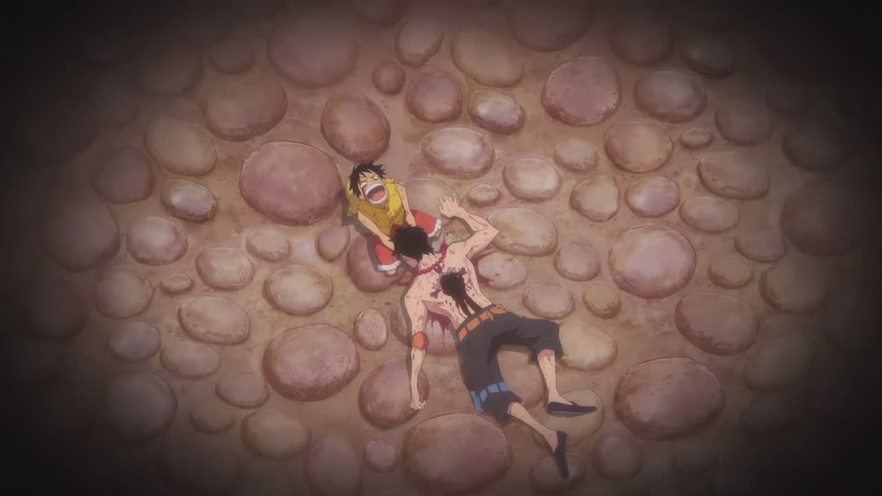 海贼王 艾斯之死 路飞崩溃