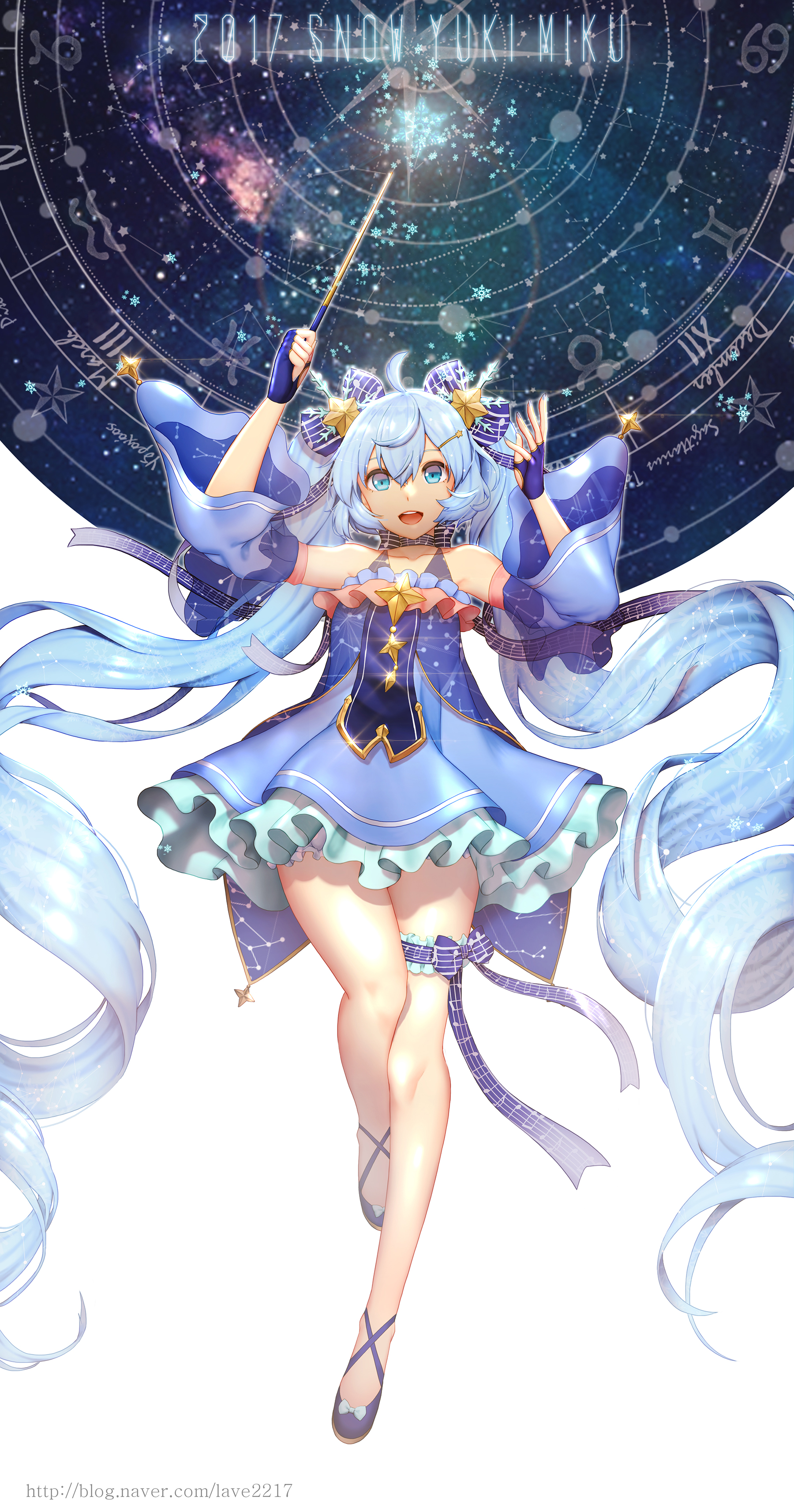 初音未来 雪未来2017 绘师:y.i 本作品pixiv id=63031148