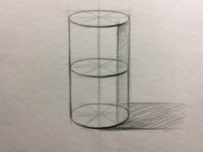 结构素描——圆柱体