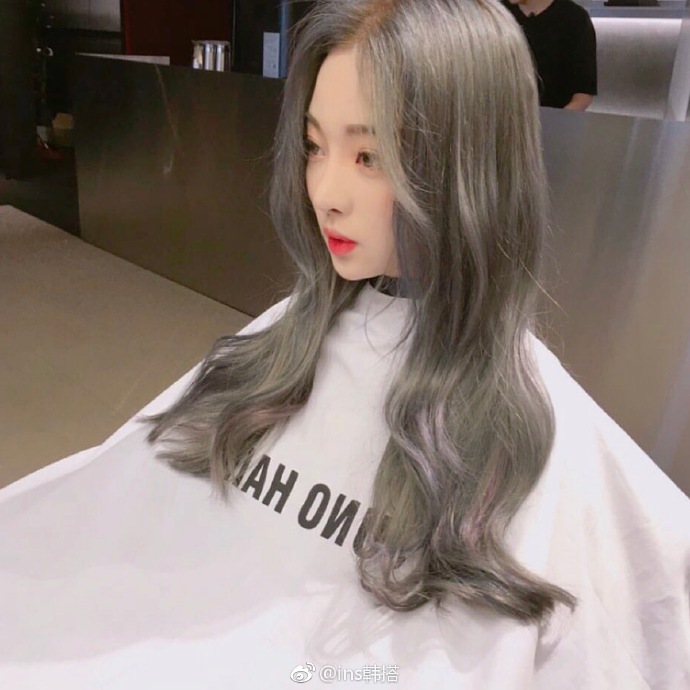 ins hair:砂金 / 青木亚麻灰 *染发色参考