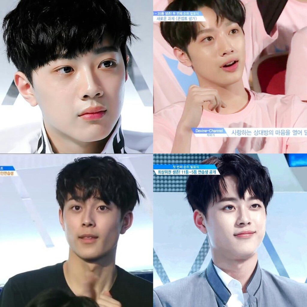 男版produce101 柳善皓 wanna·one 赖冠霖 cr.logo