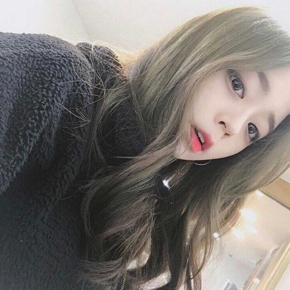小猫钓鱼动画美女头像真人头像可爱