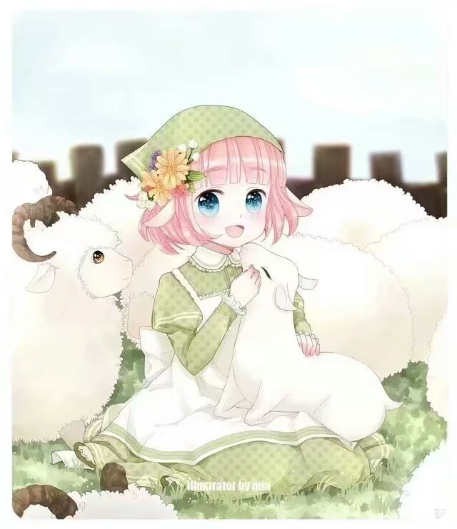 二次元卡通动漫 可爱 女生头像