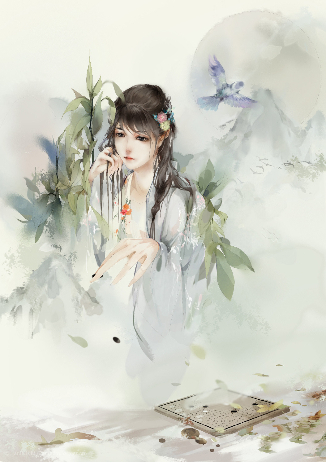 古风美人〕作者 lanbukn