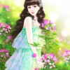 现代小说里的女主角(手绘)