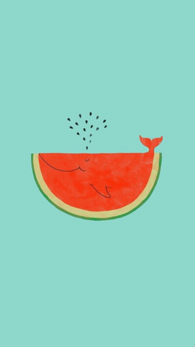 西瓜 壁纸 小清新 watermelon