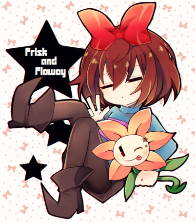 undertale——frisk&flowey