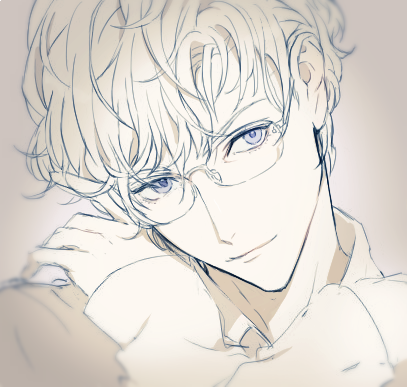 帅 眼镜 男头