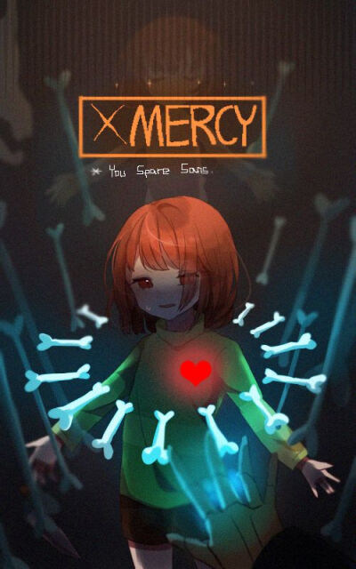chara淦frisk的图片,frisk污车车 undertale——frisk(chara)&sans