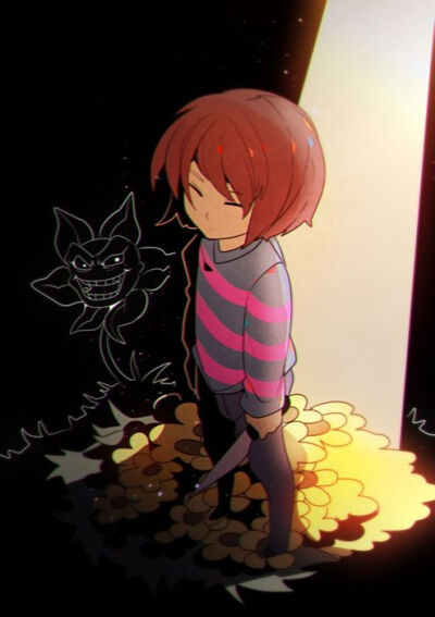 undertale——frisk&flowey