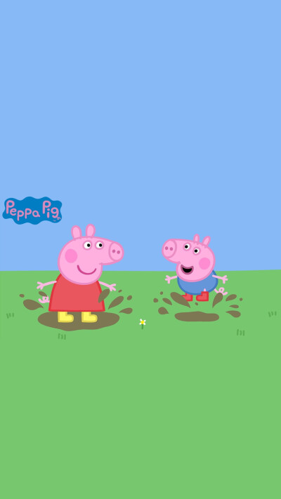 iphone 壁纸 佩奇小猪 peppa pig