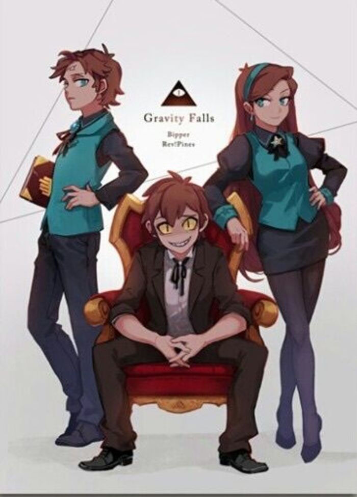 怪诞小镇 gravity falls 动漫 美漫 美番 神秘小镇大冒险 gf 姐弟