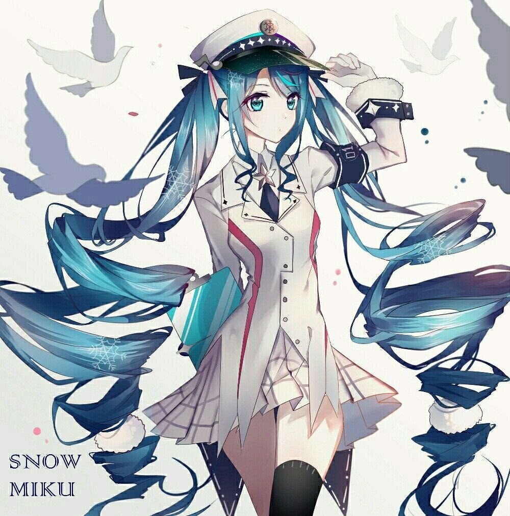 miku初音未来可爱帅气呆萌萌妹子军服二次元动漫虫子专属