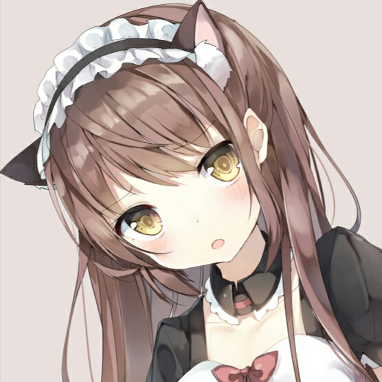 猫耳女仆 萝莉 头像 软妹 可爱萌系 兽耳 女仆装