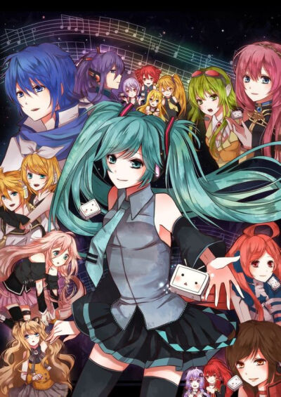 初音miku mikuo 镜音连 镜音铃 gumi 巡音luka ia gakupo meiko kaito