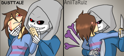 undertaleau——dusttale(frisk&sans)