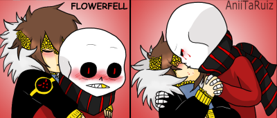 undertaleau——flowerfell(frisk&sans)