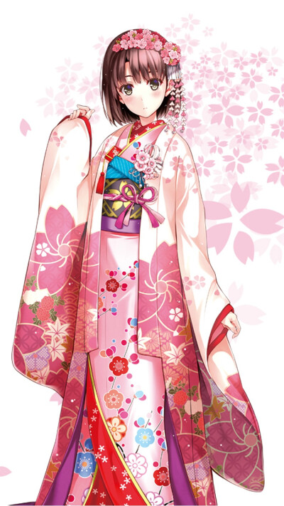 动漫女孩和服