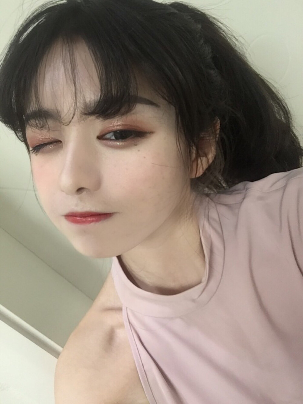 杀猪妹的女头 软妹 韩系 可爱 网红 个性 日系 自截 微博图