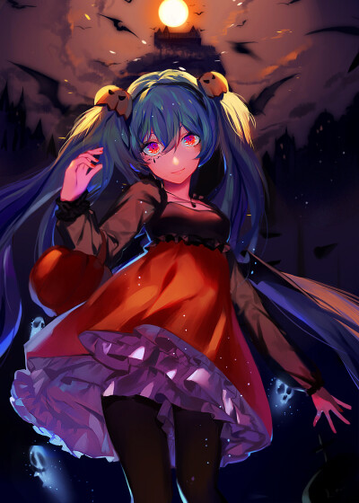 halloween trick pixiv:ナシナシ id=59719684 miku