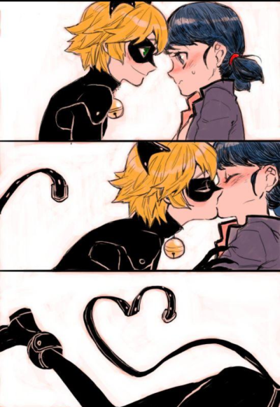 miraculous ladybug,瓢虫少女,瓢虫雷迪,玛丽娜,黑猫诺儿,漫画——