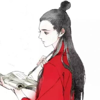古风,红衣少年