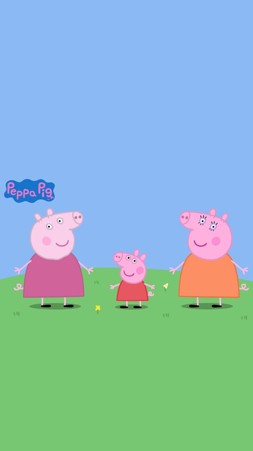 iphone 壁纸 佩奇小猪 peppa pig