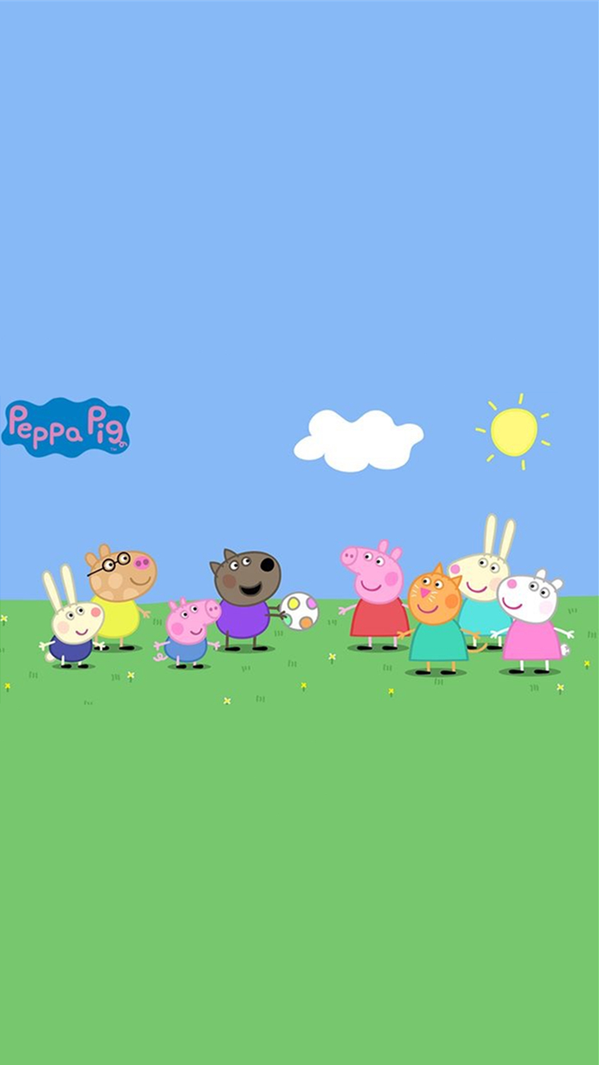 iphone 壁纸 佩奇小猪 peppa pig