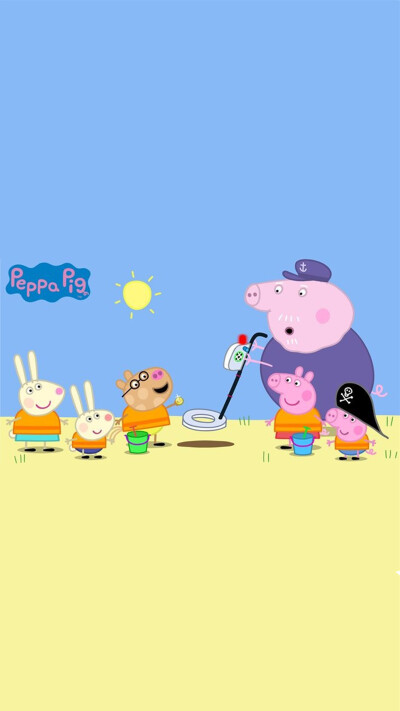 iphone 壁纸 佩奇小猪 peppa pig