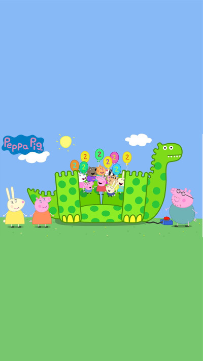 iphone 壁纸 佩奇小猪 peppa pig