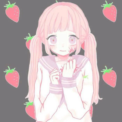 二次元女头双马尾