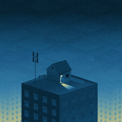 美丽的城市 插画