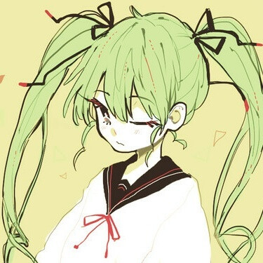 二次元女头双马尾