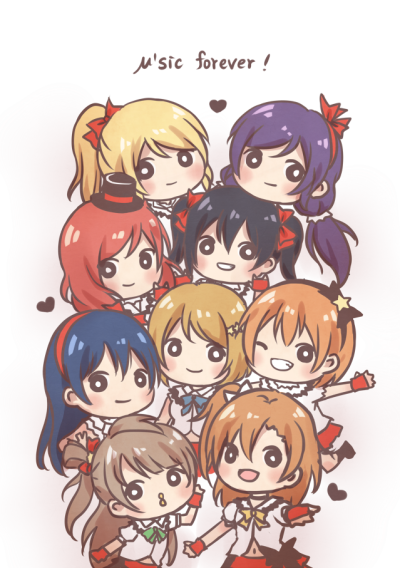 lovelive 全员 q版