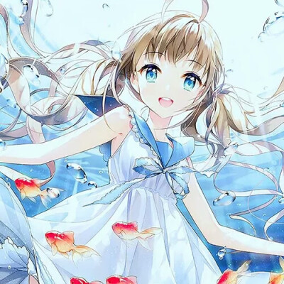 二次元女头双马尾