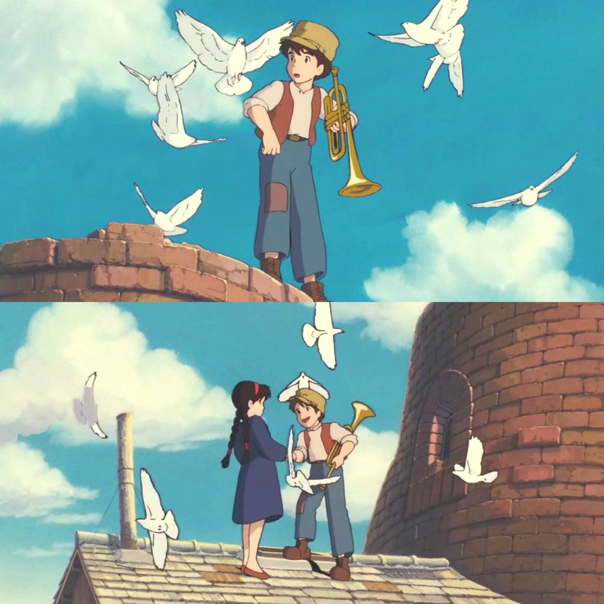 宫崎骏《天空之城》动漫人物高清壁纸 - 堆糖，美图壁纸兴趣社区