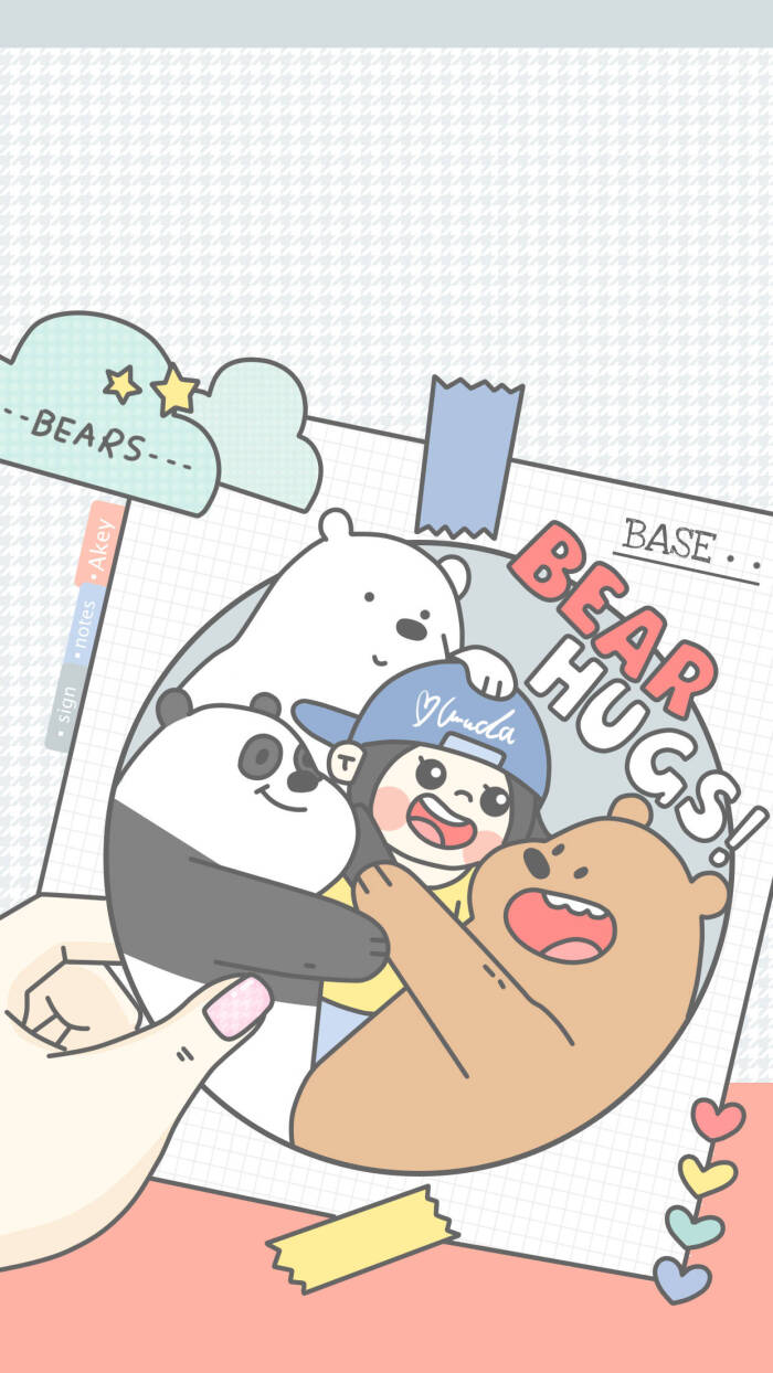 背景 壁纸 少女 卡通 动漫 三只熊