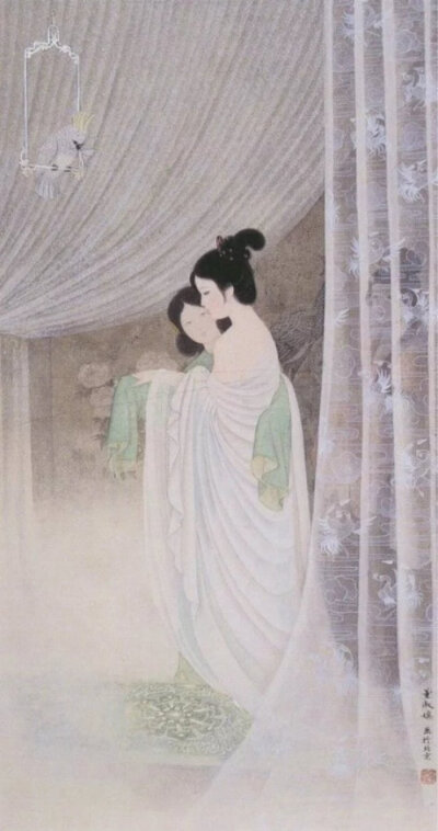 古代仕女图简笔画