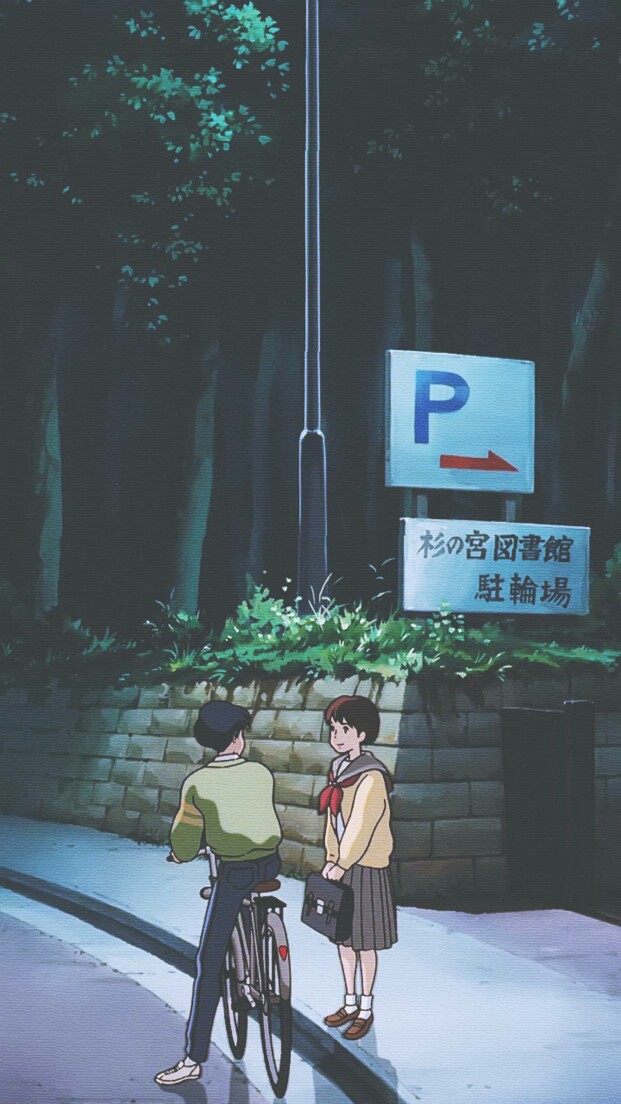壁纸侧耳倾听动漫