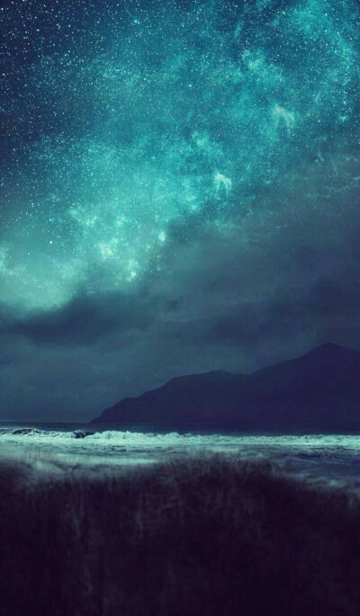 背景素材 底图 绿色星云