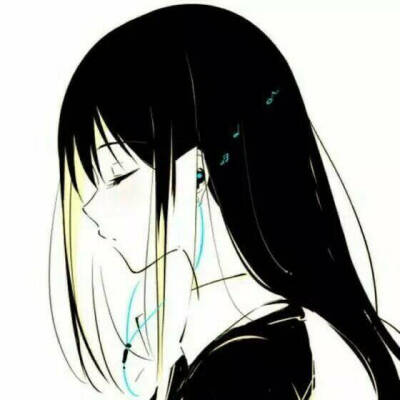 二次元 女生 黑色