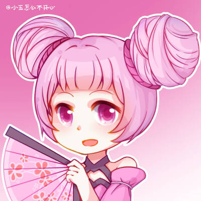 王者荣耀小乔五黑头像