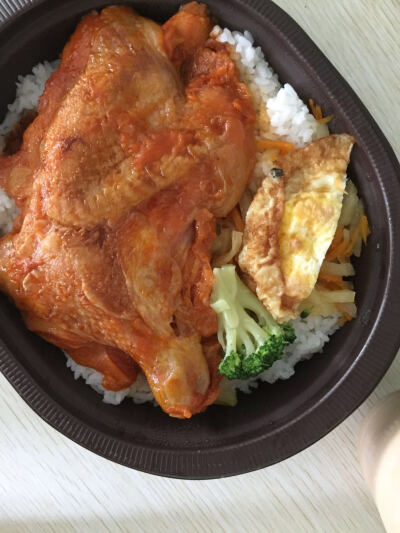 全家便当familymart 奥尔良整只鸡腿饭 微波即食便当 512g https