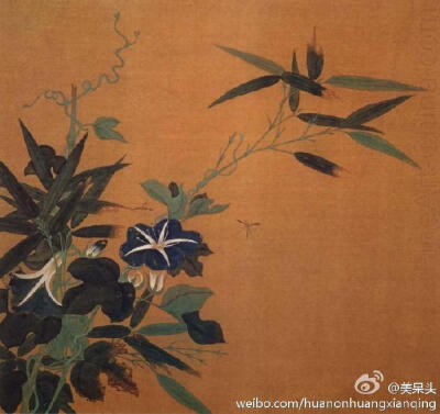 早以工画得名,擅花鸟,师刁光胤,膝昌400_377