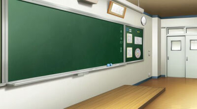 场景素材 教室黑板