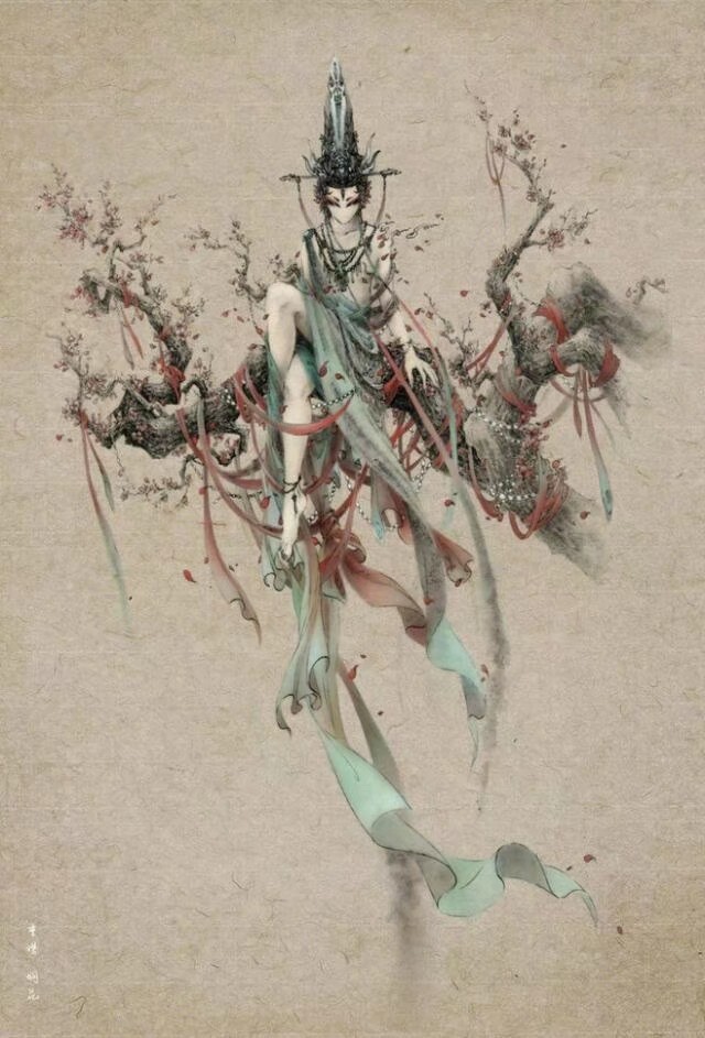 古韵美 插画师:李一帆