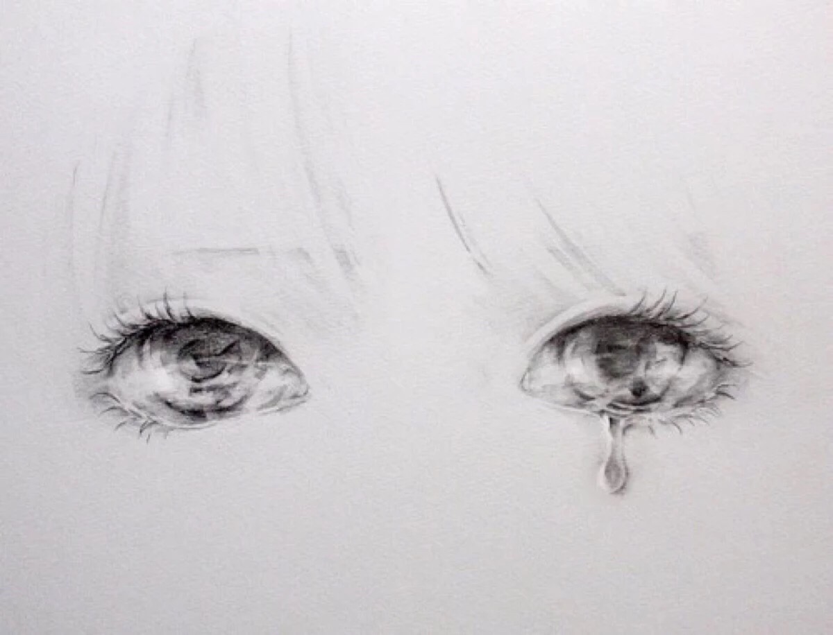 流泪的眼睛|纯艺术|绘画|陳墨西哥 - 原创作品 - 站酷 (ZCOOL)