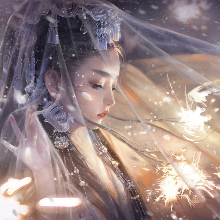 【人物】【cg】【手绘】【插画】【少女】【参考】【唯美】【无水印】