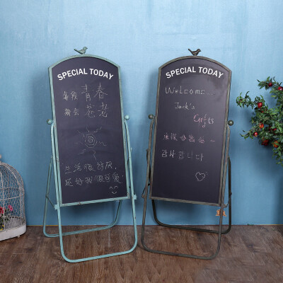 美式落地支架式黑板餐厅咖啡厅菜单写字板创意广告版定制